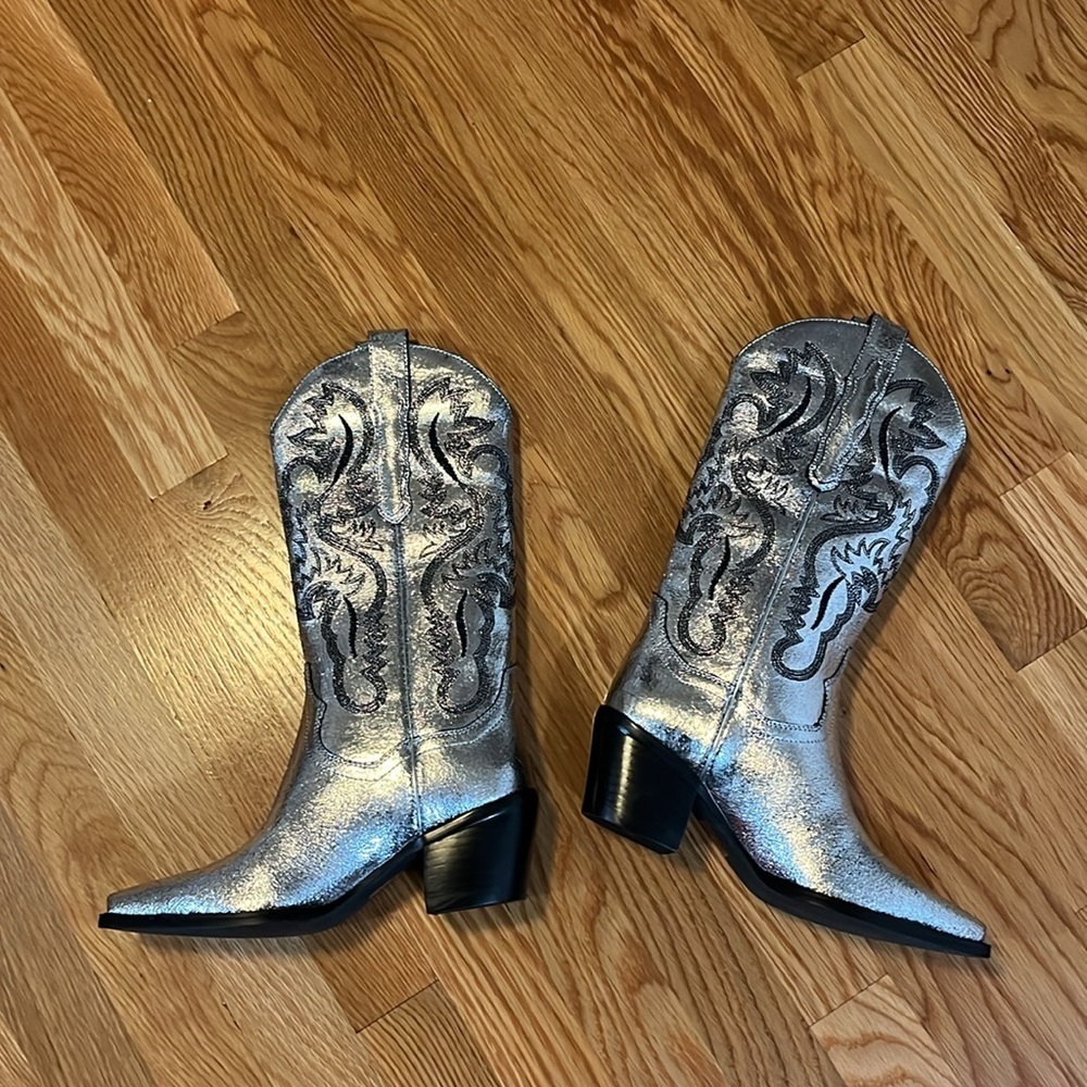 Free People x Jeffrey Campbell Dagget Boots Size 6 NWT - Picture 6 of 13